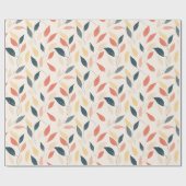 ミニマル葉 ラッピングペーパー (フラット)