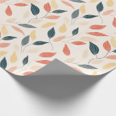 ミニマル葉 ラッピングペーパー (角)