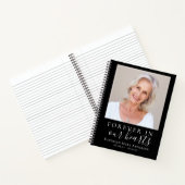 ミニマル葬儀記念ゲストブック ノートブック (内部)