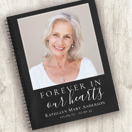 ミニマル葬儀記念ゲストブック ノートブック