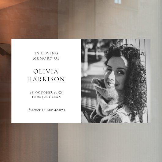 ミニマル葬儀 |生モダン命お祝い ウィンドウサイン