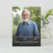 ミニマル葬式お祝いのライフ写真 プログラム (スタンド正面)