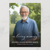 ミニマル葬式お祝いのライフ写真 プログラム (正面)