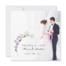 ミニマル薄紫結婚フローラ