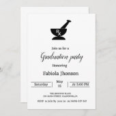 ミニマル薬局大学卒業党 案内状 (正面/裏面)