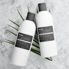 ミニマル製品ラベル スクエアシール