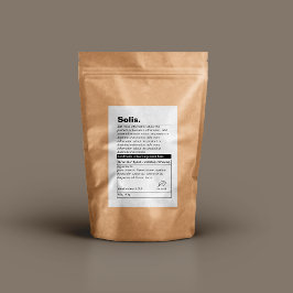 ミニマル製品ラベル フードラベル