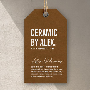 ミニマル製品ロゴつるラベル ギフトタグ