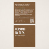 ミニマル製品気にサンキューカード (正面&裏面)