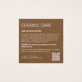 ミニマル製品気にサンキューカード (正面)