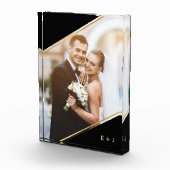 ミニマル角度モノグラムののカスタム写真 フォトブロック (右)