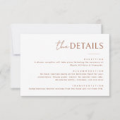 ミニマル詳細情報エンクロージャカード ノートカード (正面)