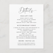 ミニマル詳細結婚ズ エンクロージャーカード (正面)