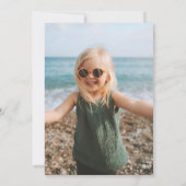 ミニマル誕生日招待状 |シンプル誕生日 招待状 (裏面)