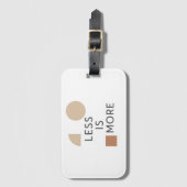 ミニマル調和 ラゲッジタグ (正面縦)