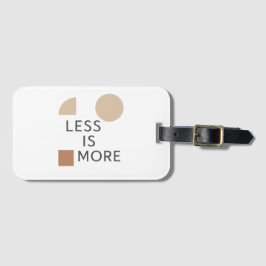 ミニマル調和 ラゲッジタグ