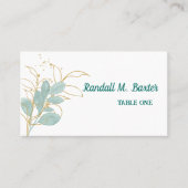 ミニマル護衛座席表テンプレート プレイスカード (正面)