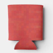 ミニマル赤抽象芸術モダンパターエレガントン 缶クーラー (裏面)