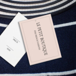 ミニマル赤面ピンクぶら下がったファッションズ価格ラベル