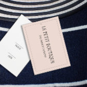 ミニマル赤面ピンクぶら下がったファッションズ価格ラベル