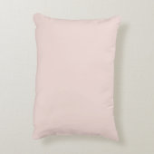 ミニマル赤面ピンク無地のプレインエレガントシック アクセントクッション (裏面(縦))