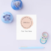 ミニマル赤面モダンサロンスパクーポンフライヤー チラシ (シングル)