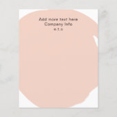 ミニマル赤面モダンサロンスパビラ チラシ (裏面)