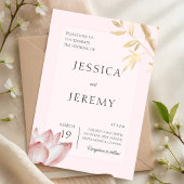 ミニマル赤面日本のバンブーアジア結婚ズ 招待状