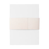 ミニマル赤面&開花スクリプはっきりしたモノグラム結婚ズ 招待状ベリーバンド (裏面例)