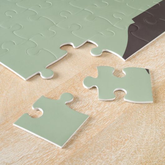 ミニマル赤(鳥)ショウジョウコウカンチョウオス冬鳥 ジグソーパズル (側面)