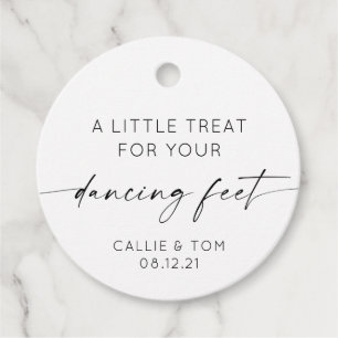 ミニマル踊り足フリップフロッ結婚プ フェイバータグ