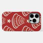 ミニマル金ゴールドグリッタークリスマスツリー Case-Mate iPhoneケース (裏面 (横))
