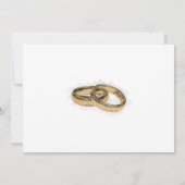 ミニマル金ゴールドタイポグラフィ サンキューカード (裏面)