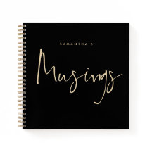 ミニマル金ゴールドブラックミュージングズ名