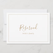 ミニマル金ゴールド予約記号 (正面)