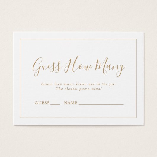 ミニマル金ゴールド数ゲーム数を推測するキス (正面)