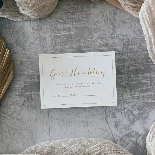 ミニマル金ゴールド数ゲーム数を推測するキス