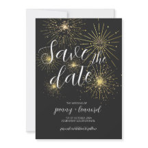 ミニマル金ゴールド花火の日付の保存