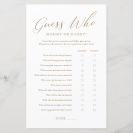 ミニマル金ゴールド誰のママまたはパパのゲーム