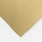 ミニマル金フェイク金ゴールドテクスチャの背景 フリースブランケット (角)