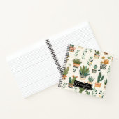 ミニマル鉢植パーソナライズされた物 ノートブック (内部)