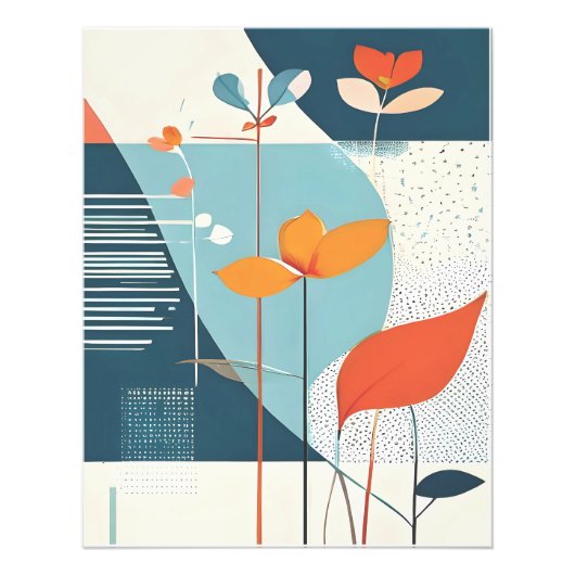 ミニマル開花 フォトプリント            (正面)