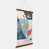 ミニマル開花 吊り下げ型タペストリー (傾斜あり)