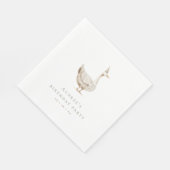 ミニマル間抜けガース誕生日パーティー スタンダードランチョンナプキン (角)