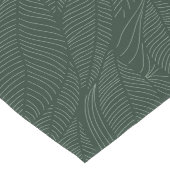 ミニマル離れ緑自然ニュートラル ロングテーブルランナー (コーナー)