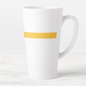 ミニマル雪だるまイエロースカーフウィンター カフェラテマグ (右)