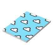 ミニマル雲 ノートパッド (回転)