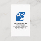 ミニマル電源プラグ配線電気 名刺 (裏面)