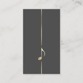 ミニマル音楽8音符名刺 名刺