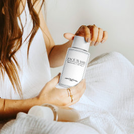 ミニマル顔洗浄ラベルセット フードラベル